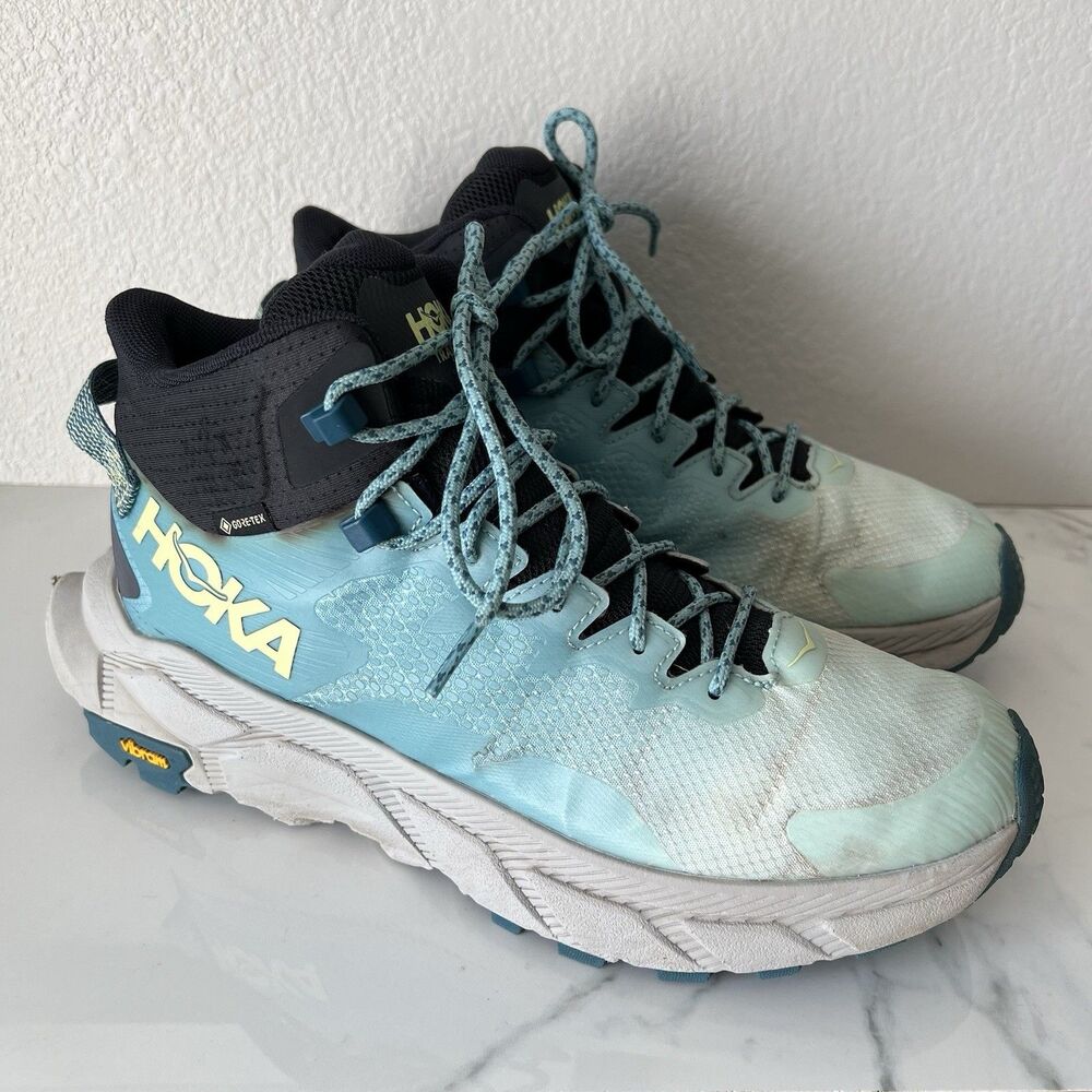 Hoka Womens TRAIL CODE GTX Shoes Size 9B Light Blue
